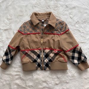 Kids' Liam Archive Check Cotton Harrington Jacket